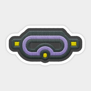 Diving Goggles Sticker